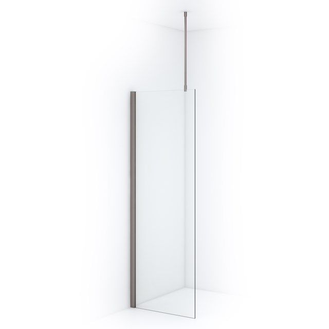 Maxaro Inloopdouche Diamond 70cm 8mm Helder Veiligheidsglas Geborsteld RVS
