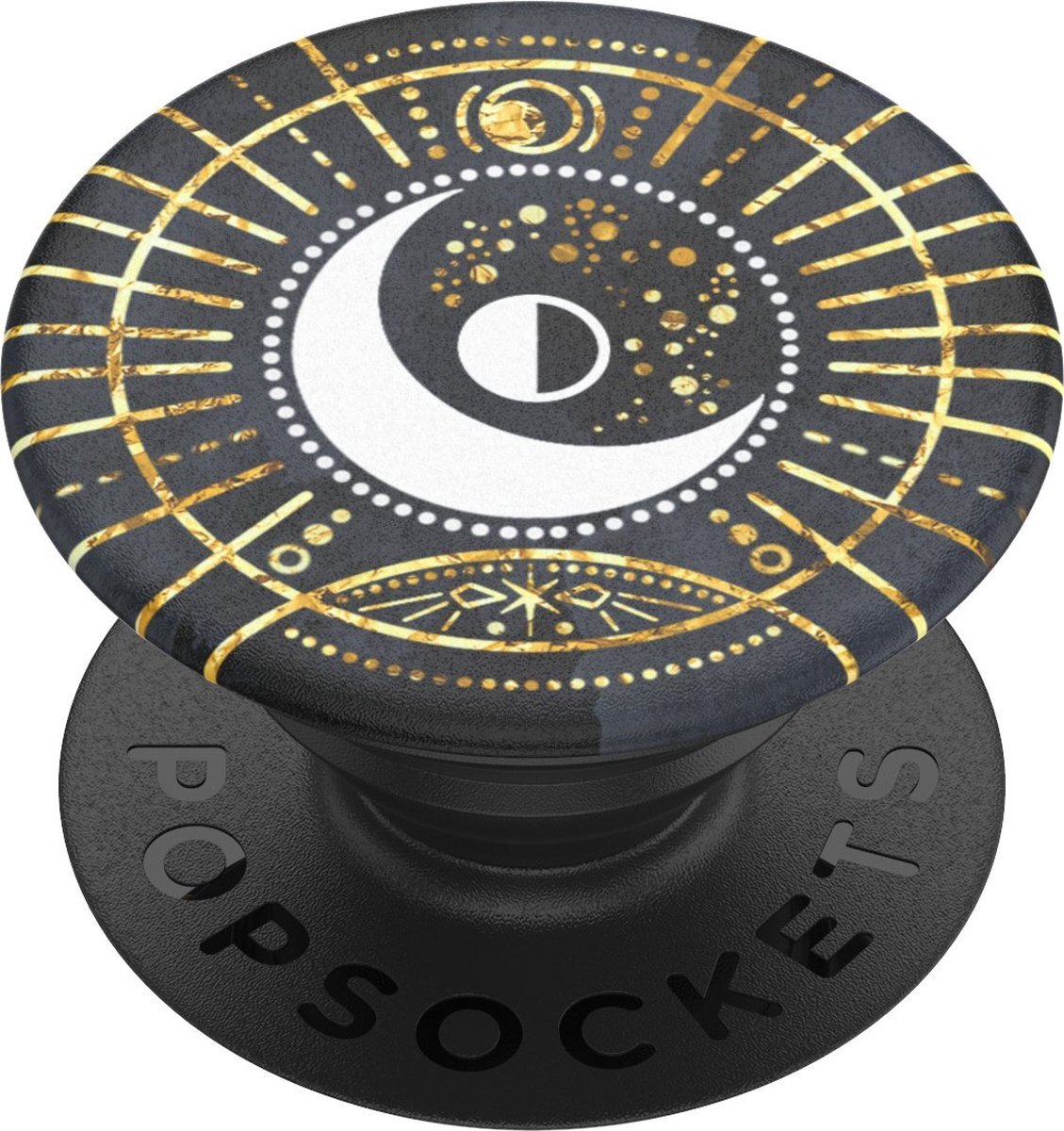 PopSockets PopGrip - Verwisselbare Telefoonbutton en Standaard - Gold Lunar Sigil