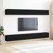 Maison Exclusive - Meuble TV à monter au mur Chêne noir Bois d'ingénierie