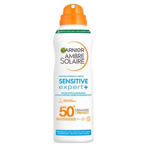 Garnier Garnier Ambre Solaire Sensitive Expert+ beschermende mist zonnebrandspray - SPF 50+ - 150 ml