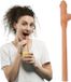 Funny Fashion Piemel rietjes - 10x stuks - Naturel - Kunststof
