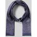 Roeckl Sjaal ' GENTLEMEN´S PATTERN 27x184 ' blauw
