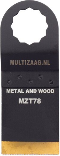 multizaag HSS titanium zaagblad MZT78