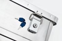 Alutec Serrure cylindrique Argent Acier