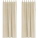 Maison Exclusive - Rideaux 2 Pc Crème 140 x 260 cm Velours