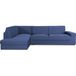ECOMMERC3 Bankhoes voor chaise longue, hoekdeel links met zeer elastische rugleuning, blauwe bescherming, ademend, met schuim en elastieken, rechts of links