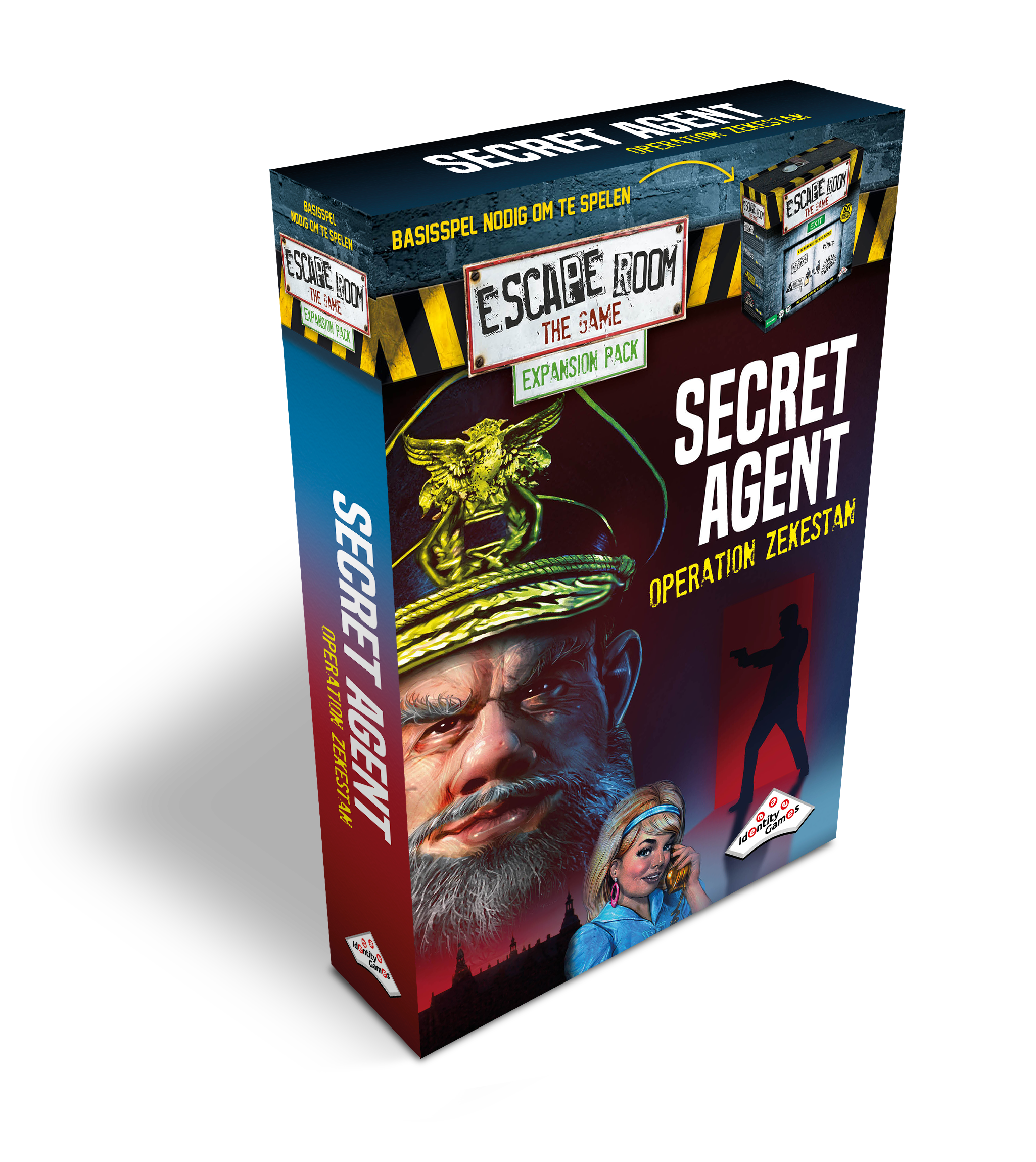 Identity Games Escape Room the Game uitbreidingset Secret Agent - Bordspel - Vanaf 16 jaar