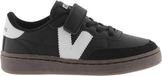Victoria Kindersneakers met klittenband Zwart Unisex Lage sneakers Synthetisch Rubber