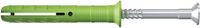 Fischer 524845 nagelpluggen N GREEN 6 x 40/10 S verzonken kop, 45 stuks