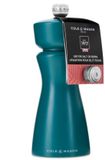Cole & Mason Kenton Zout- of Pepermolen – 15 cm – Keramisch Maalwerk – Instelbaar – Rubberhout – Sea Salt