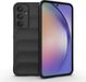 Techsuit Hoesje geschikt voor Samsung Galaxy A54 - Magic Shield Silicone Back Cover - Zwart