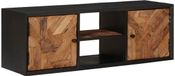 vidaXL TV-kast met plank met opslag met deur 105 x 30 x 35 cm Bruin