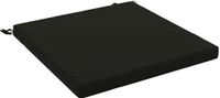 vidaXL - Zitkussen - SOEST - 100% Polyester - Zwart - 80 x 80 x 5 cm
