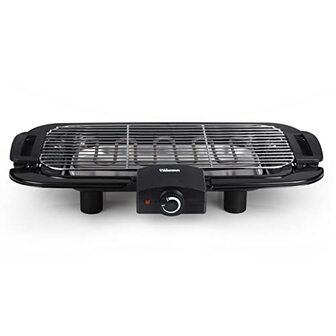 Tristar BQ-2820 Elektrische barbecue - Tafel- en staand model, Zwart, 37 cm x 58,4 cm x 8,6 cm