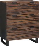 vidaXL Dressoir - 60x33.5x75 cm, gemaakt van massief mangohout