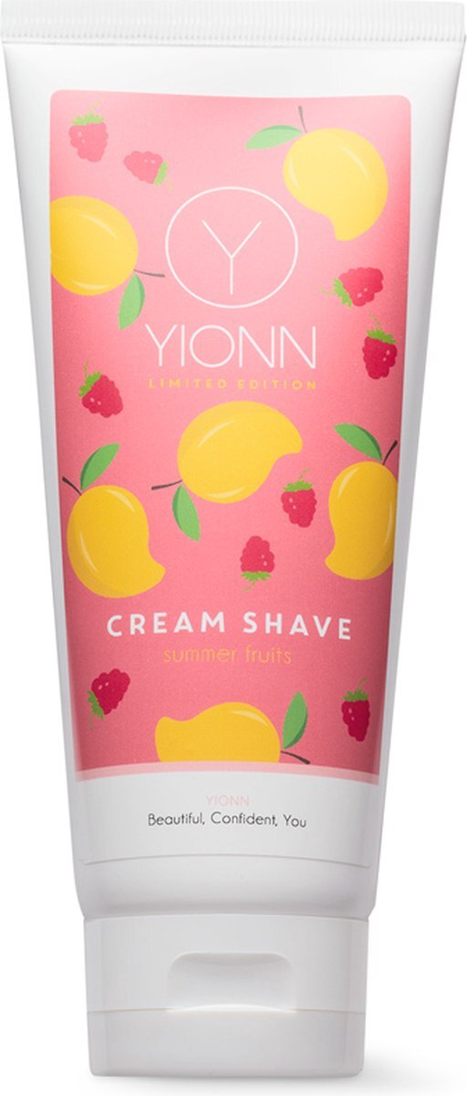 YIONN Cream Shave Summer Fruits - zeepvrij alternatief voor ...