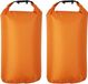Sac de voyage imperméable orange (2 pièces) - 8 litres