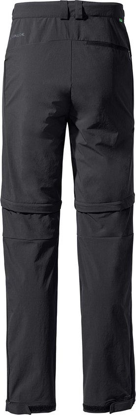 VAUDE Farley Stretch T-Zip Pants III Heren Wandelbroek Zwart