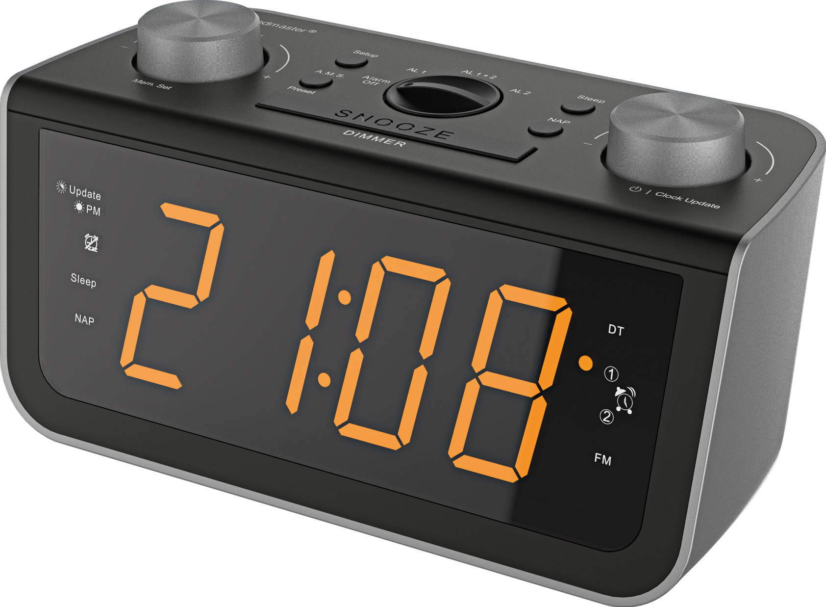 Soundmaster FUR5005 FM wekkerradio met Jumbo-Display