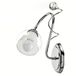 ONLI moderne wandlamp in chroom en kristal metaal