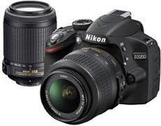 Nikon D3200 + 18-55 mm VR + 55-200 mm VR - Spiegelreflexcamera