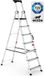 Wixor Trapladder Handyman | Huishoudtrap 7 treden | Professionele trap | Enkel Oploopbare trap | Keukentrap | Trapladder | Tuv-gecertificeerd | EN131