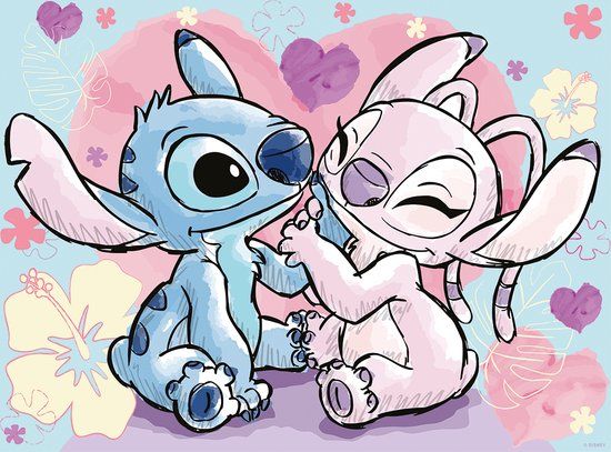 Nathan Stitch & Angel Disney puzzel 500 stukjes