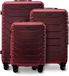 Craake Collectie CRAKE Collectie Kofferset Wings Serie 3 Stuks 100L Polycarbonaat Wijnrood