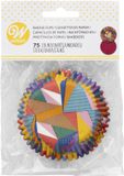 Wilton Baking Cups - Kleuren Driehoek - 75 Stuks