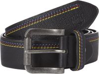Jan Vanderstorm heren riem - 125 cm - zwart - imitatieleer - grote maten