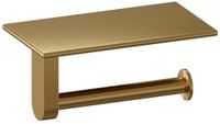 Brauer Toiletrolhouder Met Planchet - Goud Geborsteld Pvd