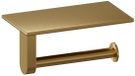 Brauer Toiletrolhouder Met Planchet - Goud Geborsteld Pvd