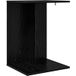Table d'appoint chêne noir 45 x 40 x 62,5 cm bois d'ingénierie