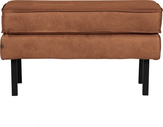 BePureHome Rodeo Hocker - Cognac - Recycle Leather