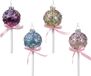 Decoris Lolly glas d6 cm a4 kerst
