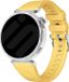 Strap-it Premium siliconen bandje 18mm geel