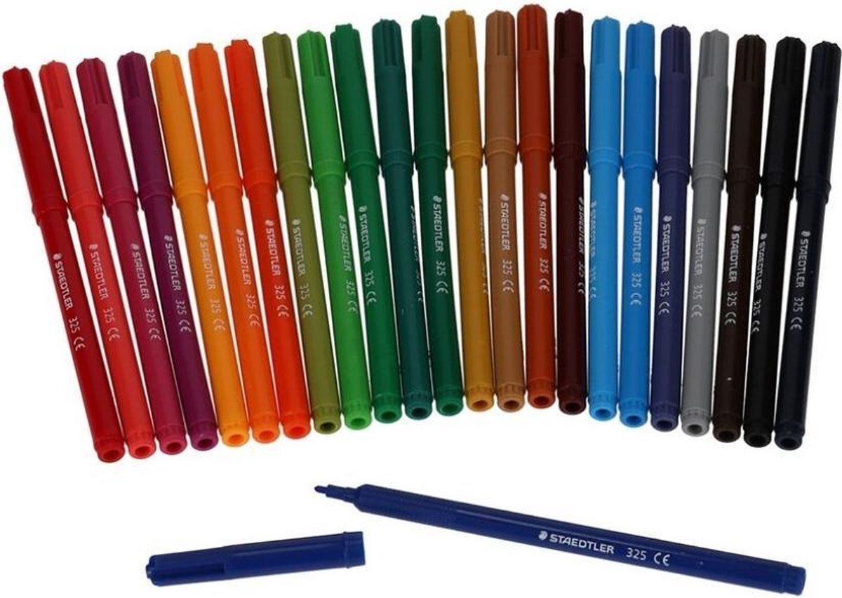 Staedtler Viltstiften 325 Club 1,0 Mm 24 Stuks