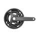SHIMANO Cues FC-U6010-2 Adultes pédales, 170 mm, Noir
