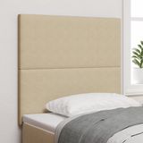 vidaXL Hoofdbord Lichtgroen Grijs 80 cm Corduroy Stof
