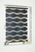 K-home Klemmfix dubbel rolgordijn "Welle" zonder boren - antraciet 120 cm x 150 cm (B x L)