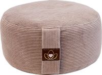 Lotus - Superyoga Superyoga Meditatiekussen eco rib taupe rond - Lotus | Yoga kussen