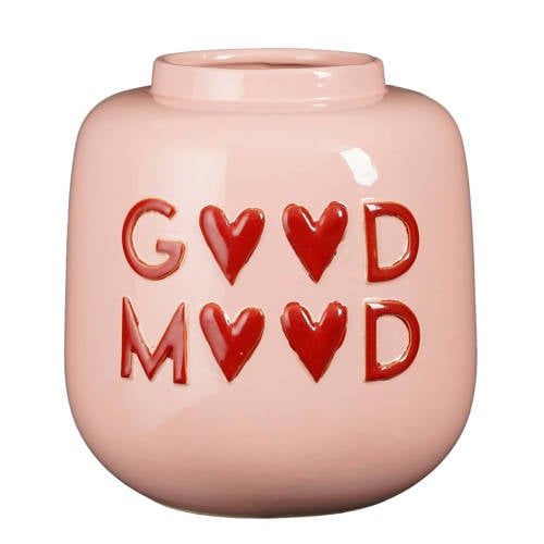 Mica Decorations vaas Good Mood (26x27 cm)