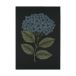 Ekelund Linneväveri Serviette de cuisine Hydrangea 48x70 cm Noir-bleu