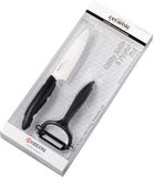 Shenzhen Haorui Industrial Technology Co., Ltd. Coffret cadeau couteaux en céramique et éplucheur - tranchant et léger - set de 2