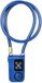 Famanu – Serrure antivol fine pour vélo avec chaîne 80 cm, bleu