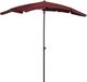 Prolenta Maison Exclusive Parasol met paal, 200x130 cm, bordeauxrood