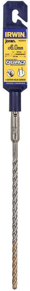 Irwin SDS-plus Betonboor 4C Quad 6x210mm