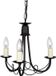 Steady Lighting Lustre campagnard - Métal - Noir - E14 - 37cm