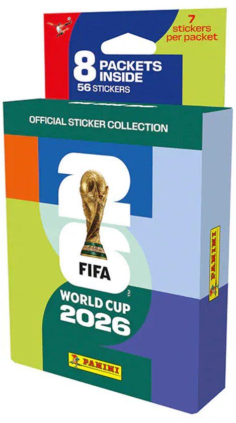 Panini FIFA World Cup 2026 Stickerset - Ecoblister - 8 Packs