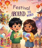 Festival Around the World: A Journey of Lights, Colors, Music, and Smiles. kids bed time story